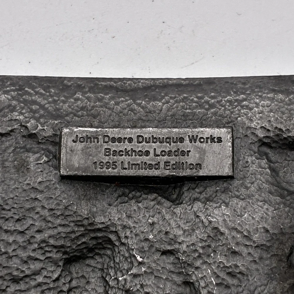 Vintage 1995 John Deere 310D Backhoe Loader Dubuque Works Limited Edition Belt